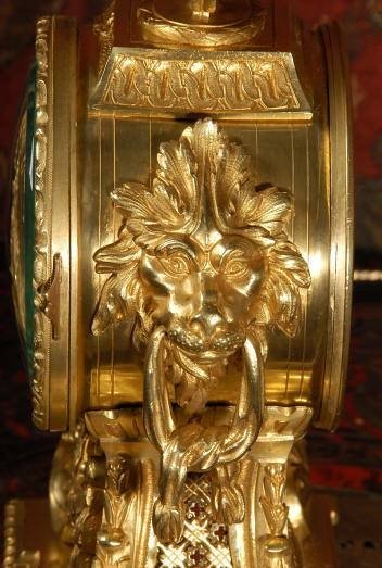 fig 4. ***** SOLD ***** Large and Magnificent Clock Set ~ French - Circa 1890 ~